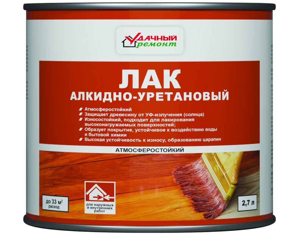 Лак алкидно-уретановый - Удачный ремонт